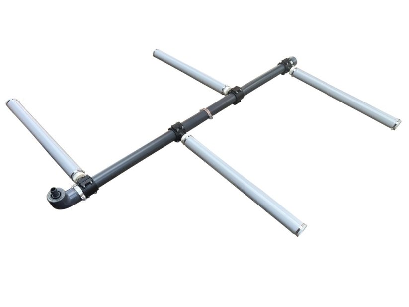 Nosná trubka včetně aeračních trubkových elementů SSI 750 - Množství elementů na nosné trubce: 6